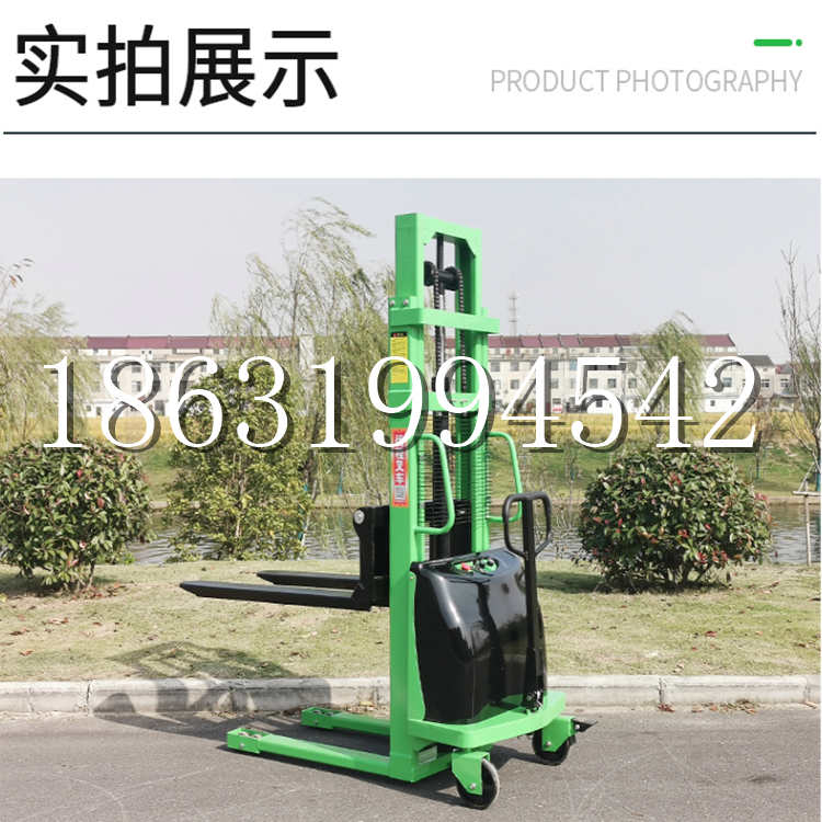 长岭县电动叉车堆高车液压铲车电瓶1吨2吨站驾步行式小型全自动叉车